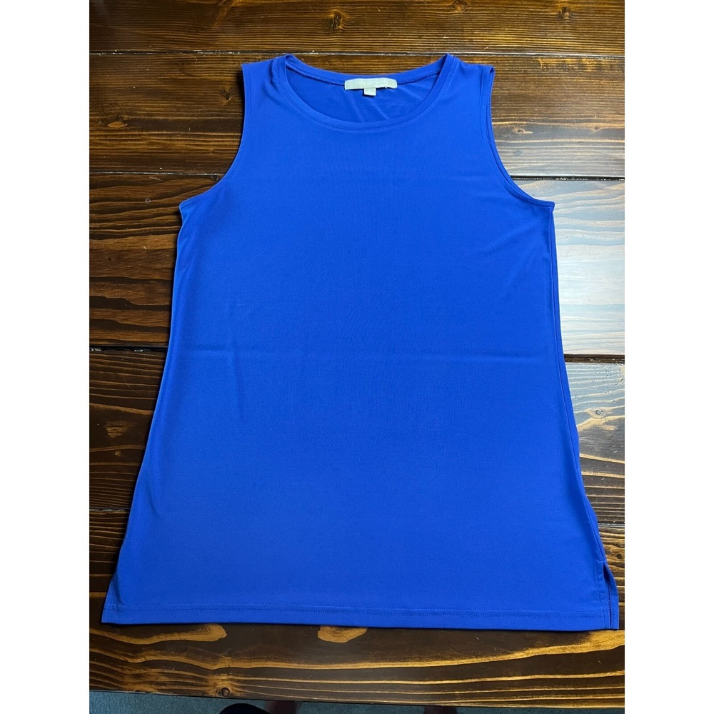 Complements Tank Top, Women's Size Medium, Blue, Sleeveless, Thin
